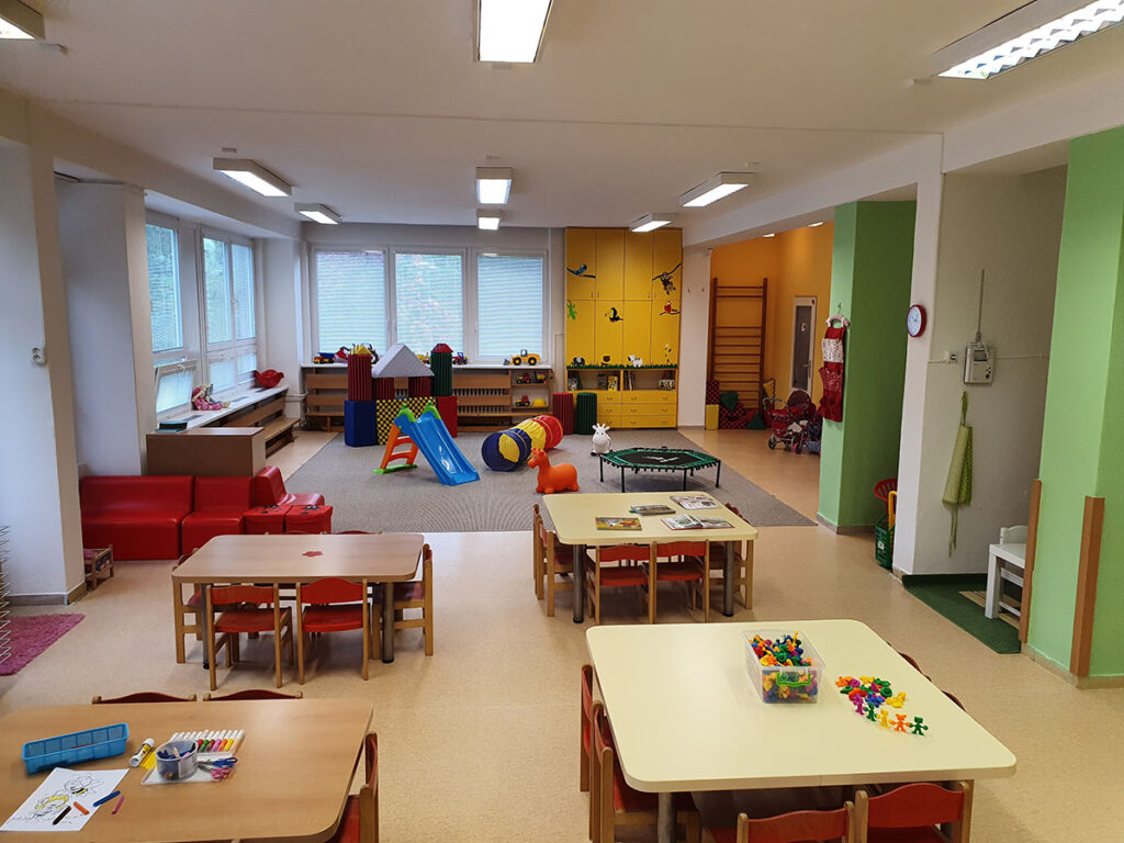 pohled do nově zrekonstruované třídy ve školce